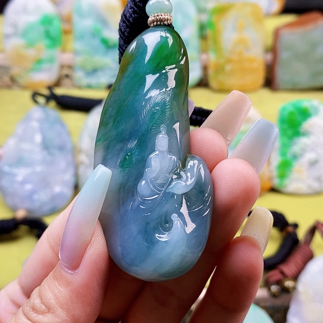 西***狂定制翡翠未镶嵌翡翠A货