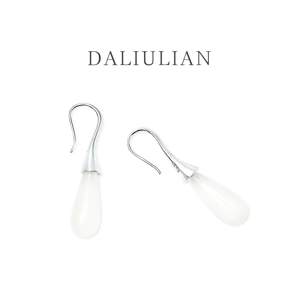 DALIULIAN玛瑙玉髓  【露枝耳坠】大榴莲同款【抖音官方质检含证书】