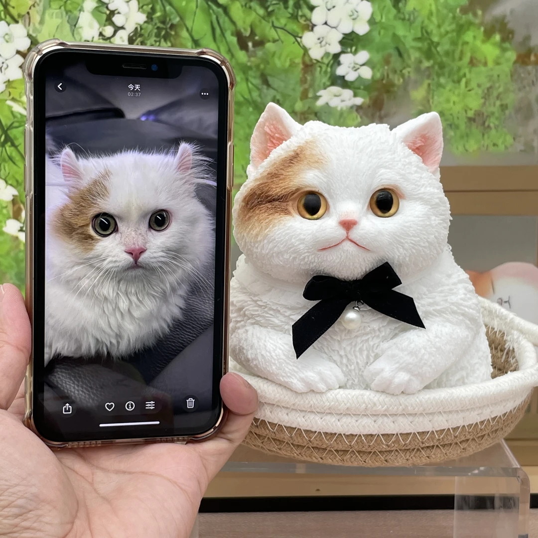 【净梵三花猫】特价清库存 直播间样品 no退no换 硅胶猫咪 捏捏猫