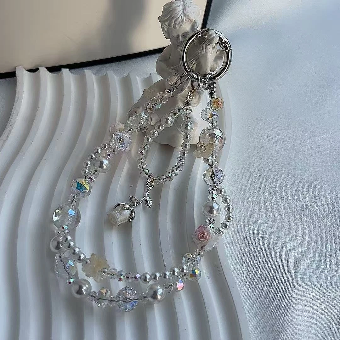 J713  仙女玫瑰  原创设计手机链