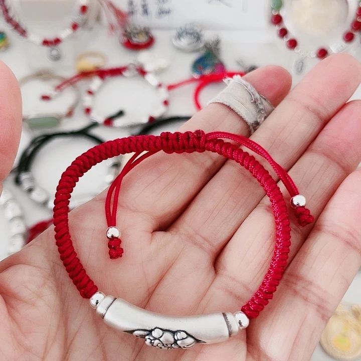 珐琅吊坠足银皮休