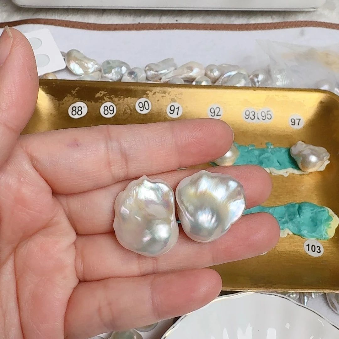 淡水珍珠颈饰银S925镶嵌阿****林