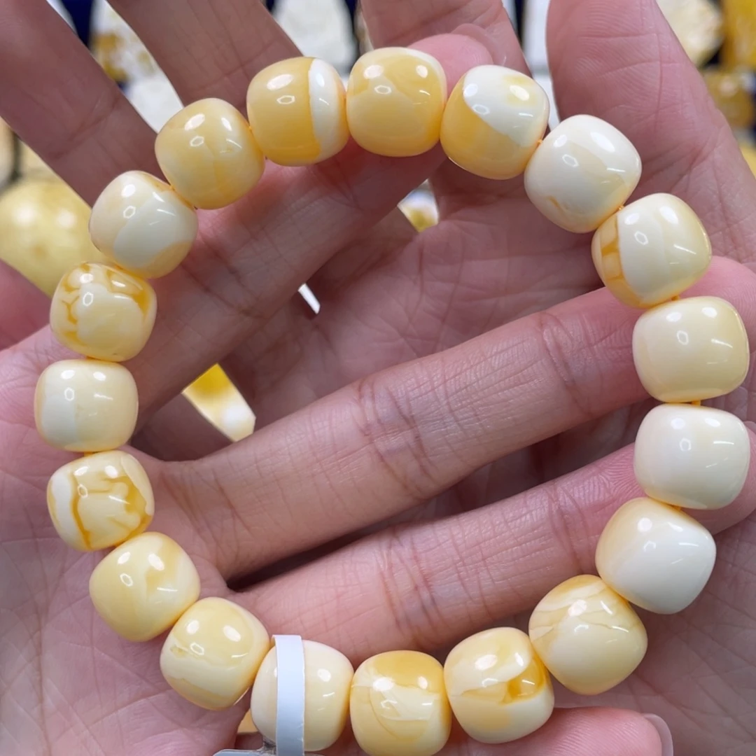 未镶嵌蜜蜡裸石琥珀蜜蜡手串卡12mm