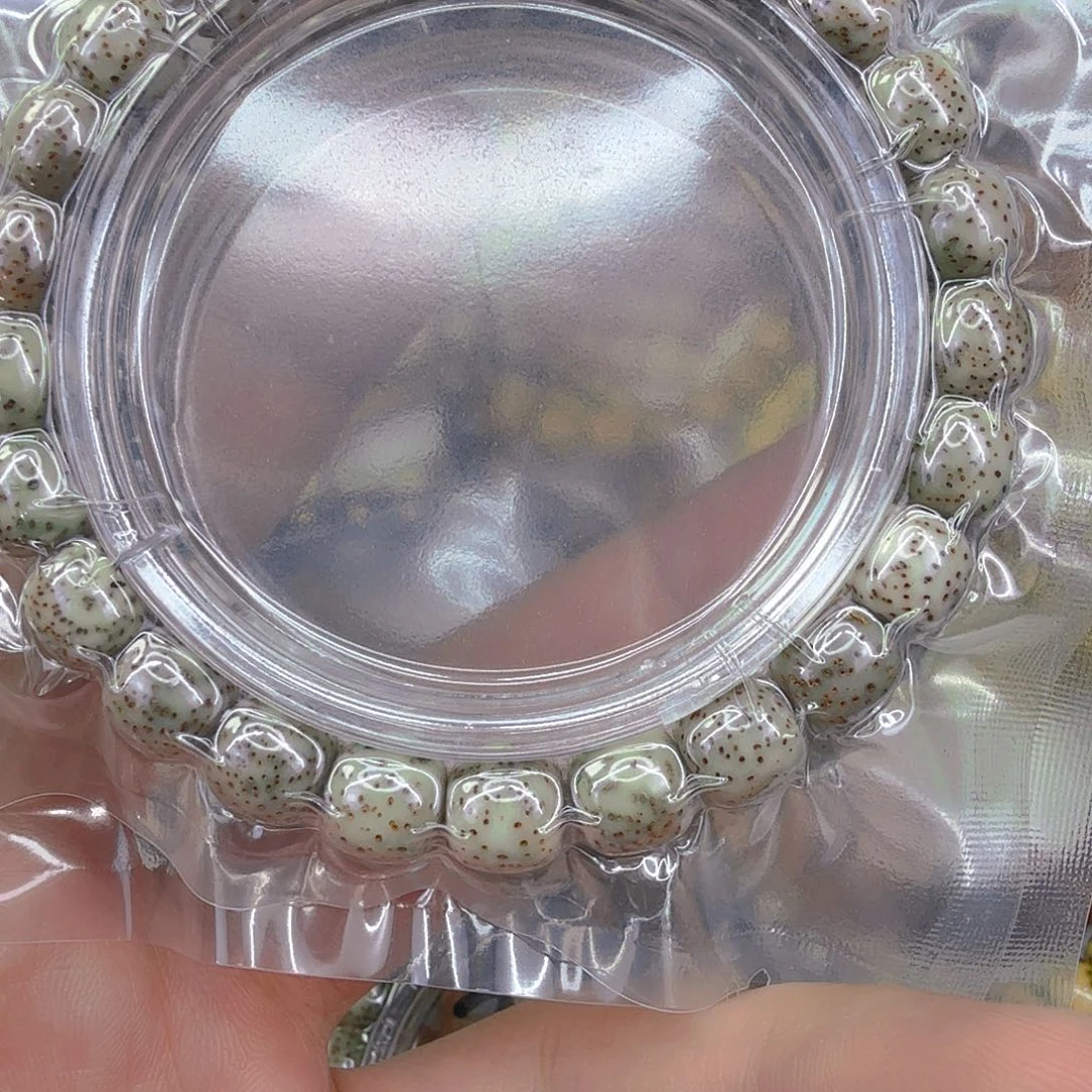 手串星月菩提3练手石玉星月菩提单圈9×8