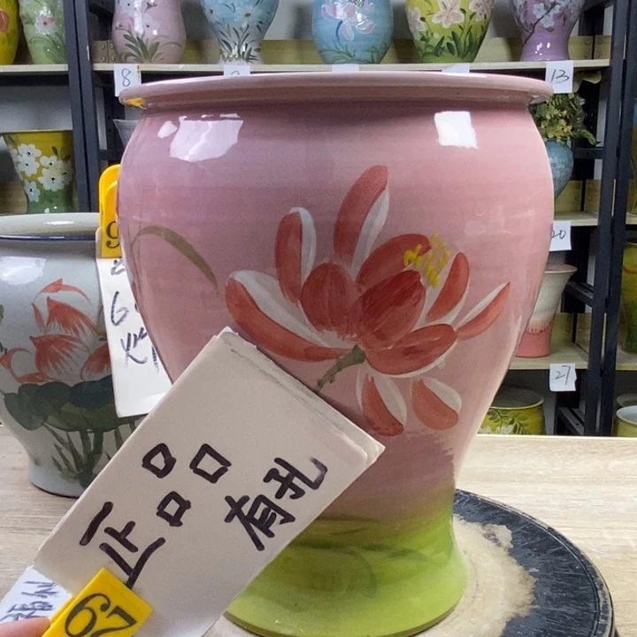 景德镇高温陶瓷花盆