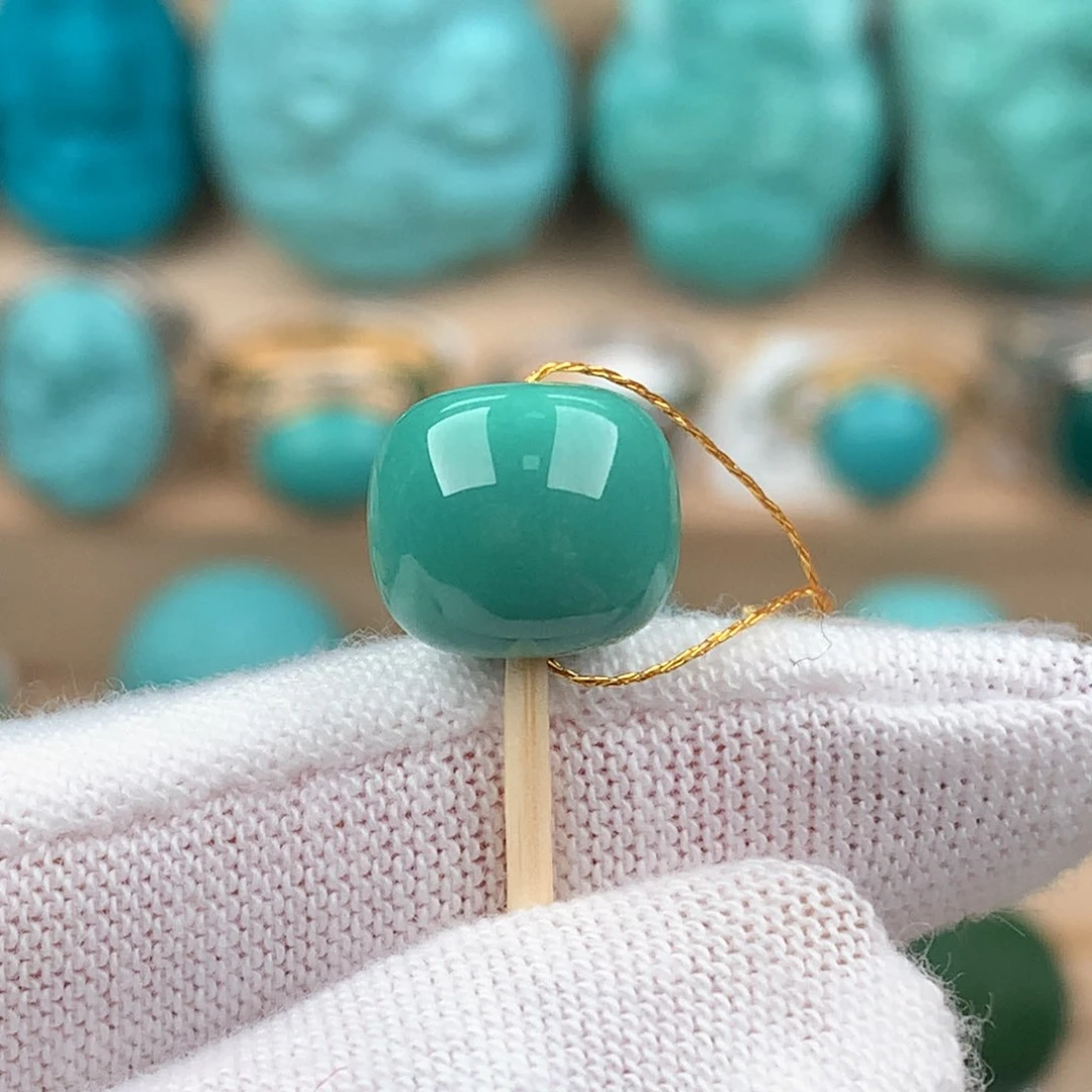 绿松石配饰未镶嵌老型卡10.6*9.4