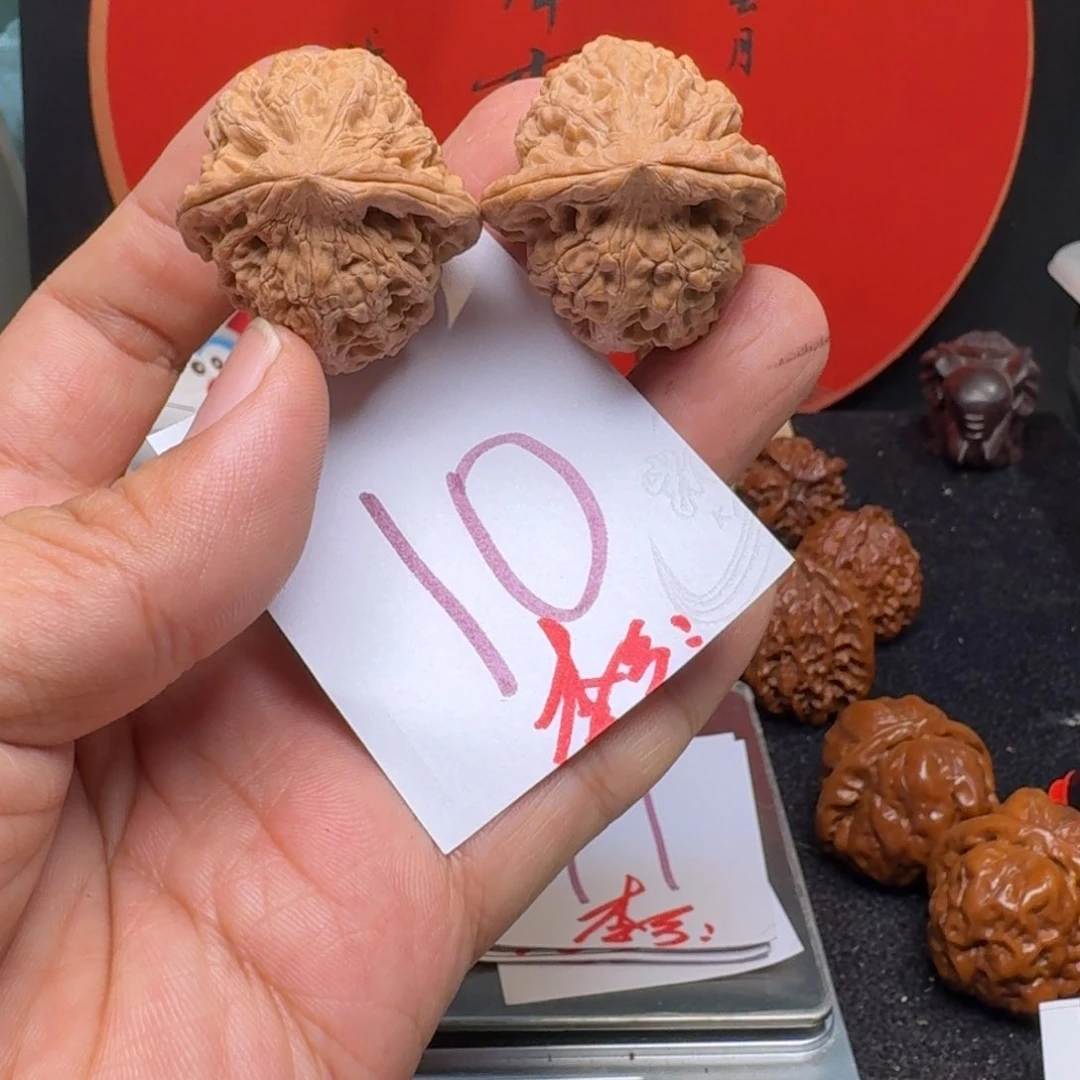 文玩核桃把件34小石