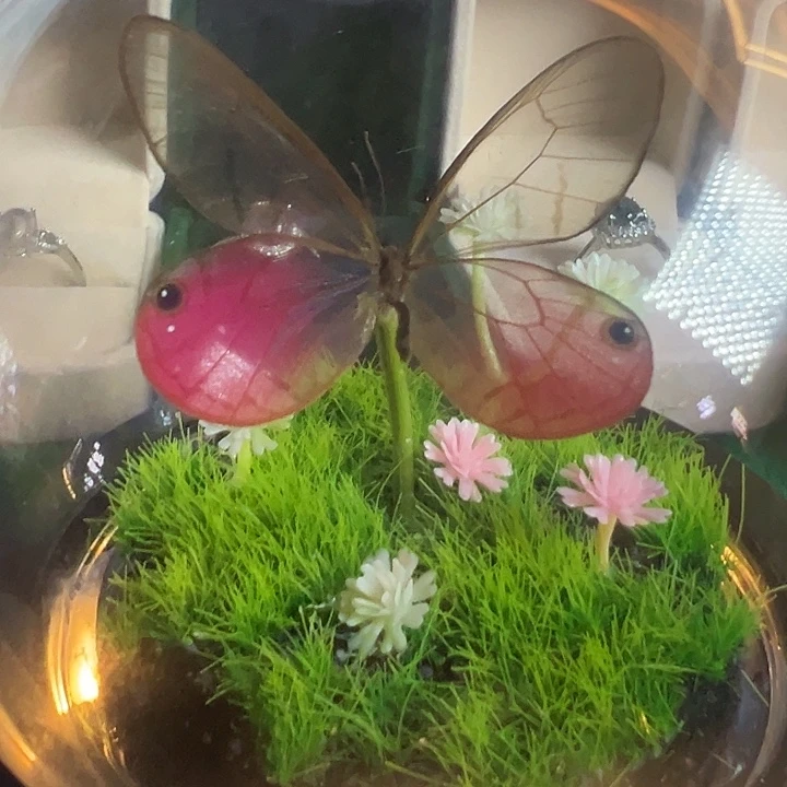 有机玻璃玫瑰绡1111