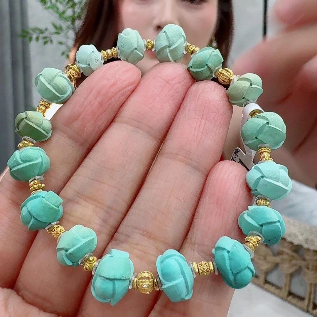 未镶嵌绿松石珠宝奇石