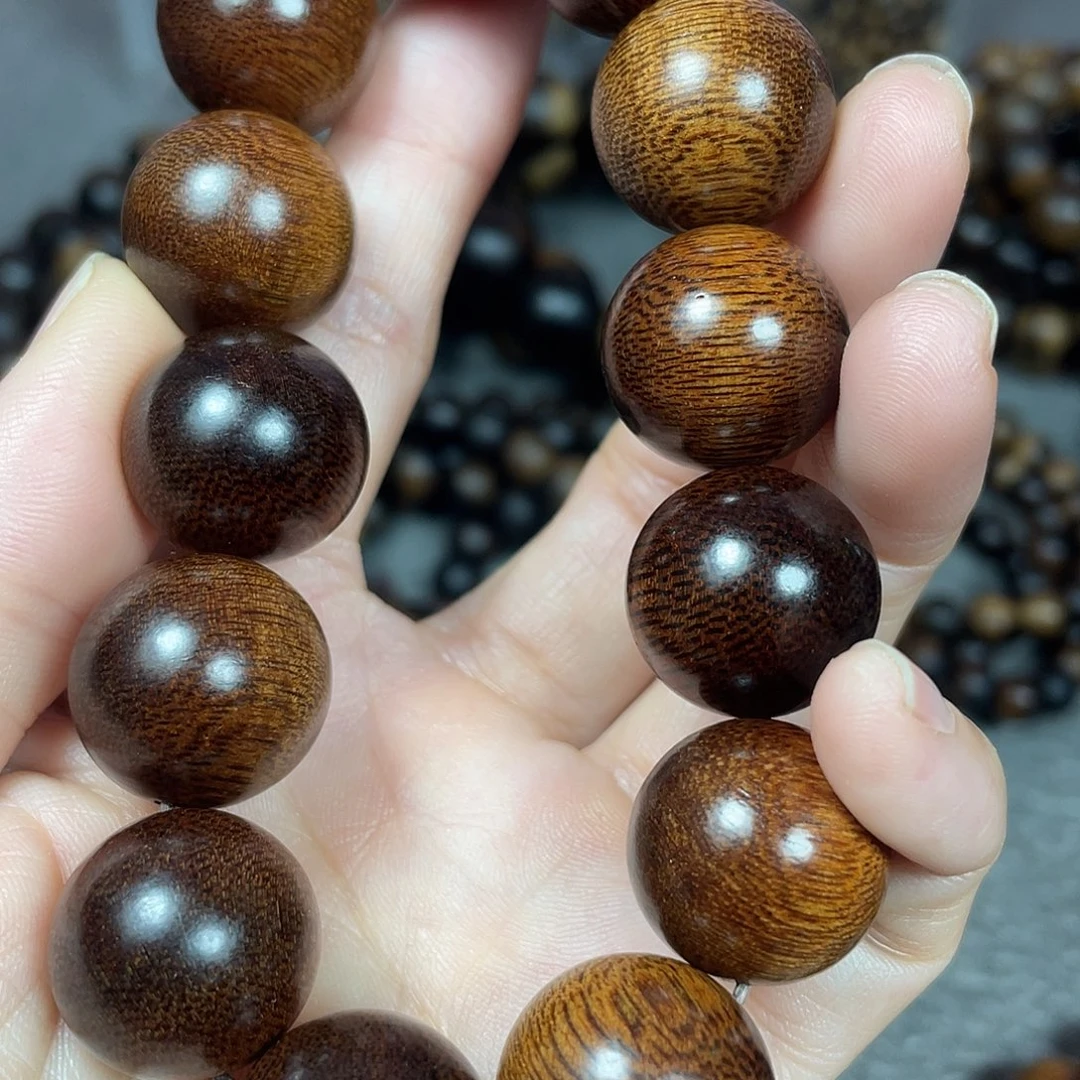 佛***人沉香手串富森红土