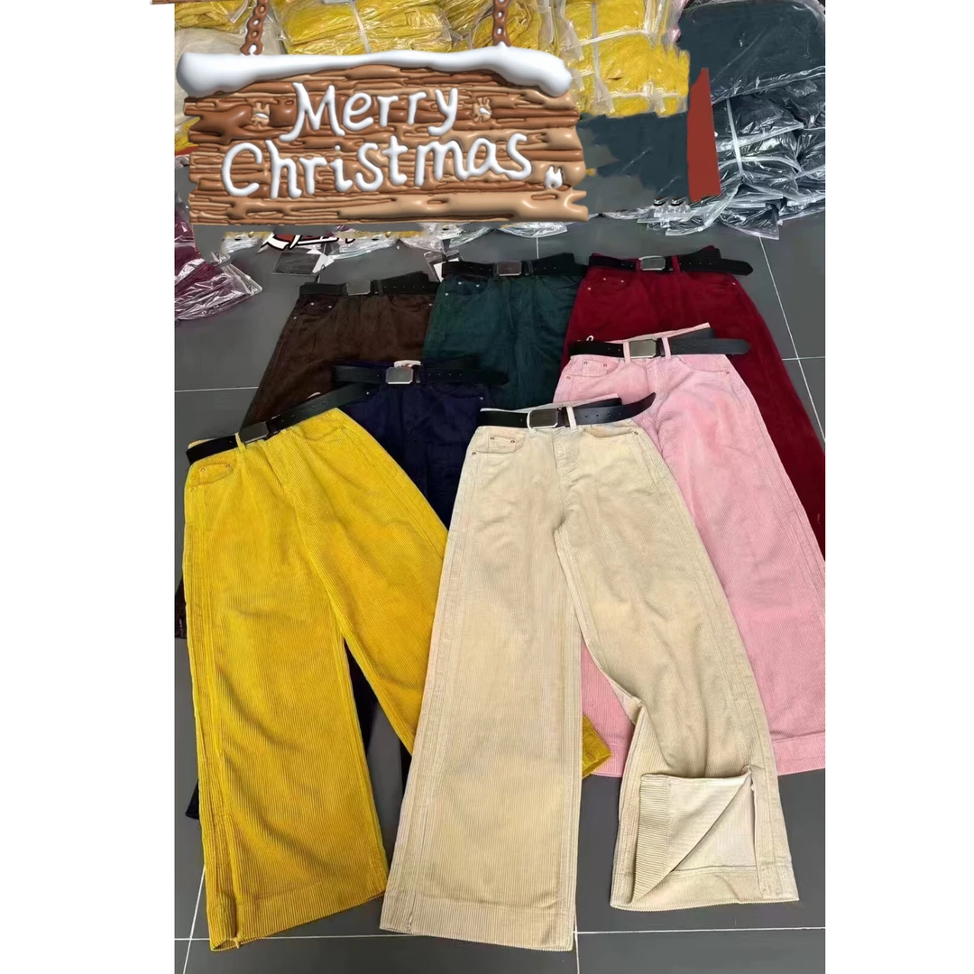 请叫我大韩  秋冬灯芯绒休闲裤E020