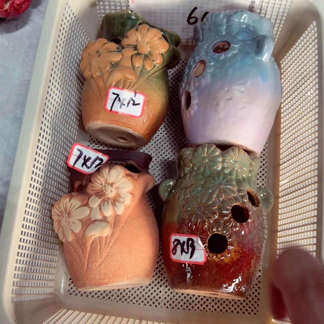 紫砂花盆粗陶哦醋