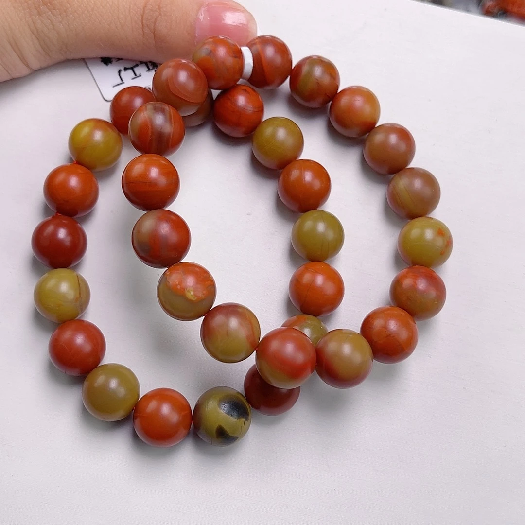 南红玛瑙未镶嵌手链大山包哑光单圈12（多样式发其一）