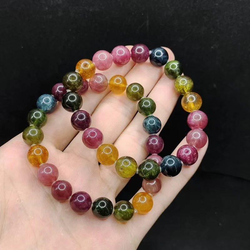 【老三珠宝】碧玺单圈手串Y5【多样性发其一】约9mm+