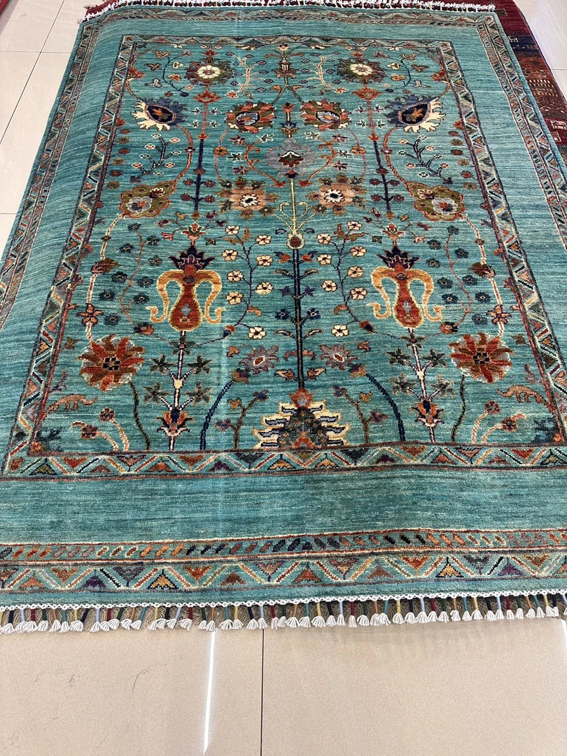 爆款纯手工地毯床边毯轻奢复古