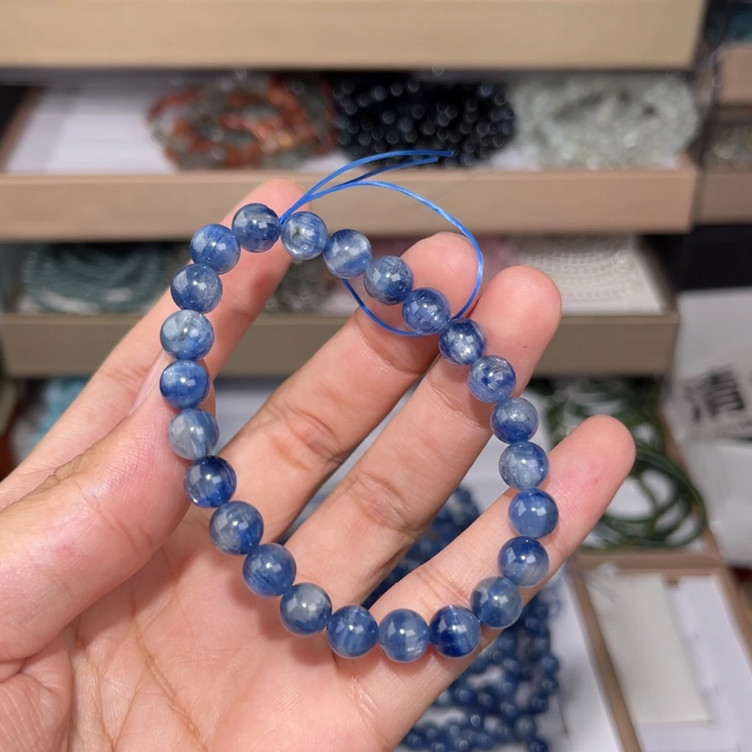蓝晶石手链未镶嵌蓝晶018