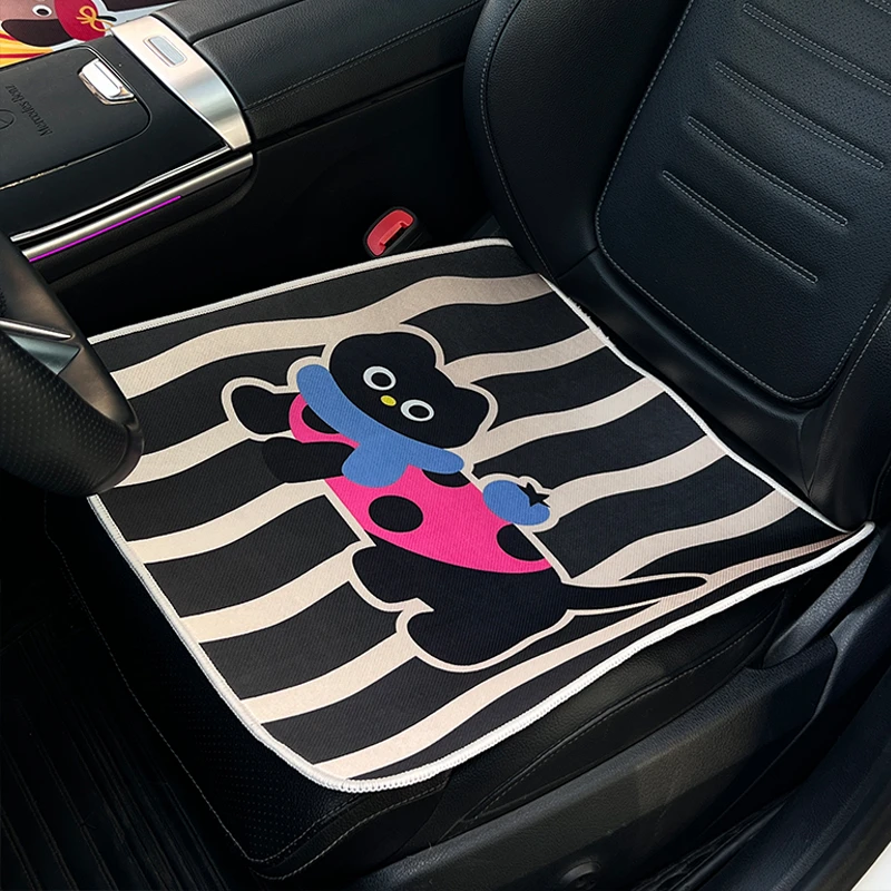 办公椅坐垫卡通夏季透气冰丝凉垫可机洗易打理冰丝坐垫厂家批发