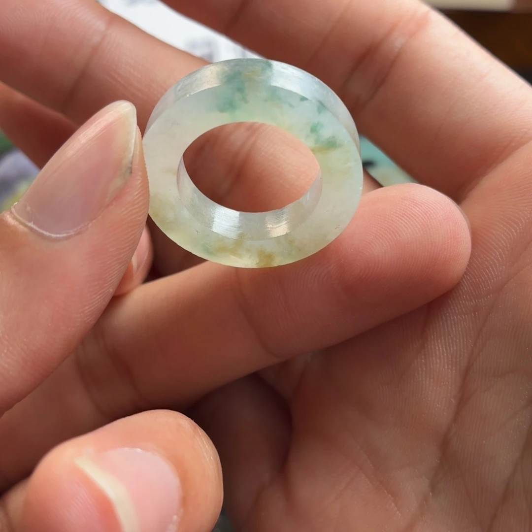 定制翡翠未镶嵌戒指15-23