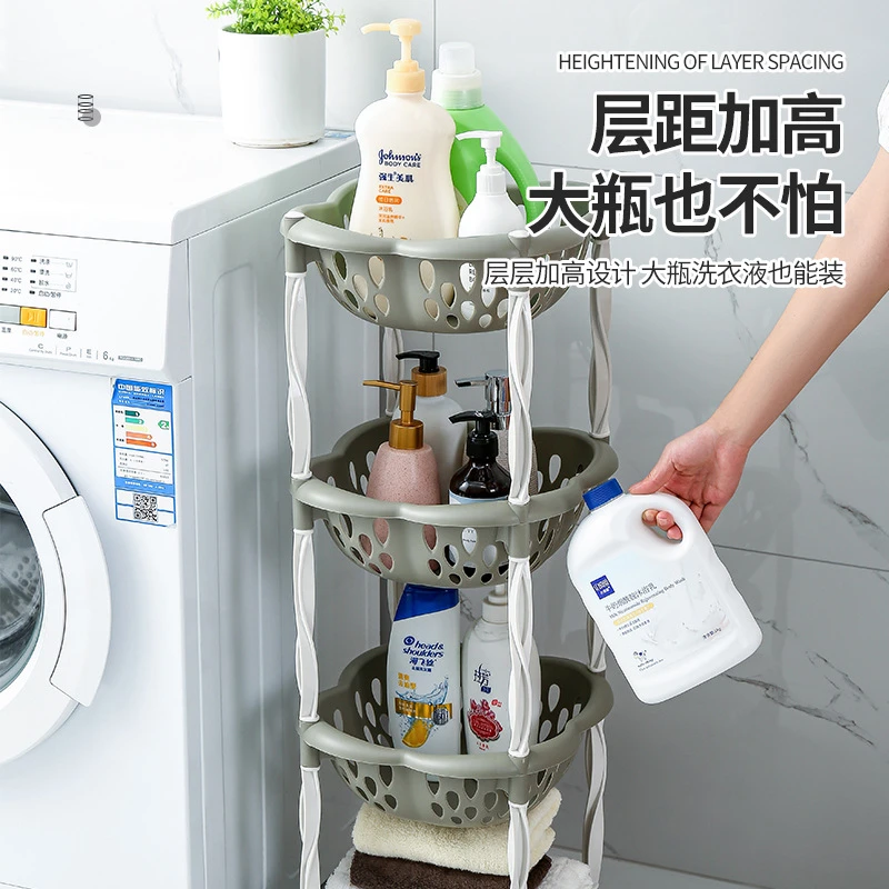 小推车厨房置物架家用多层卧室零食移动浴室卫生间收纳水果储物架