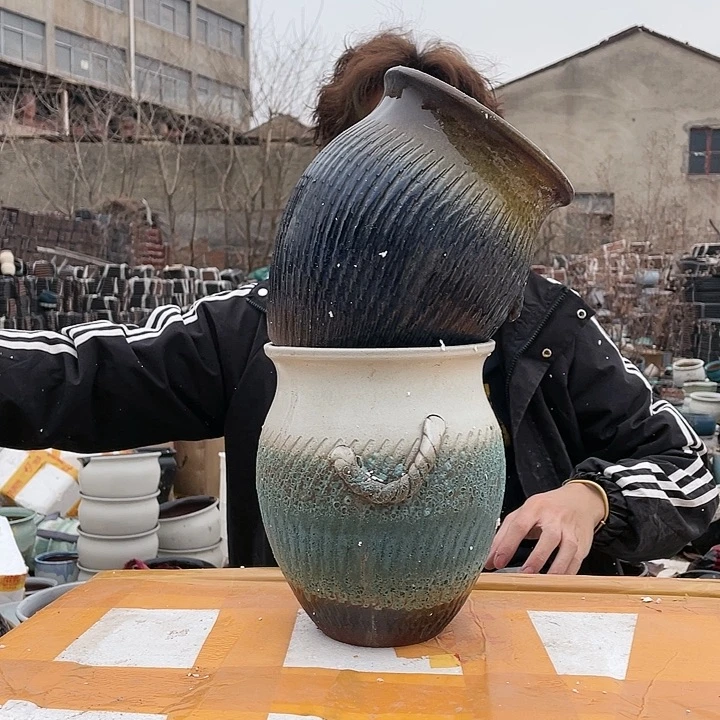 红陶宜兴紫砂花盆15/20