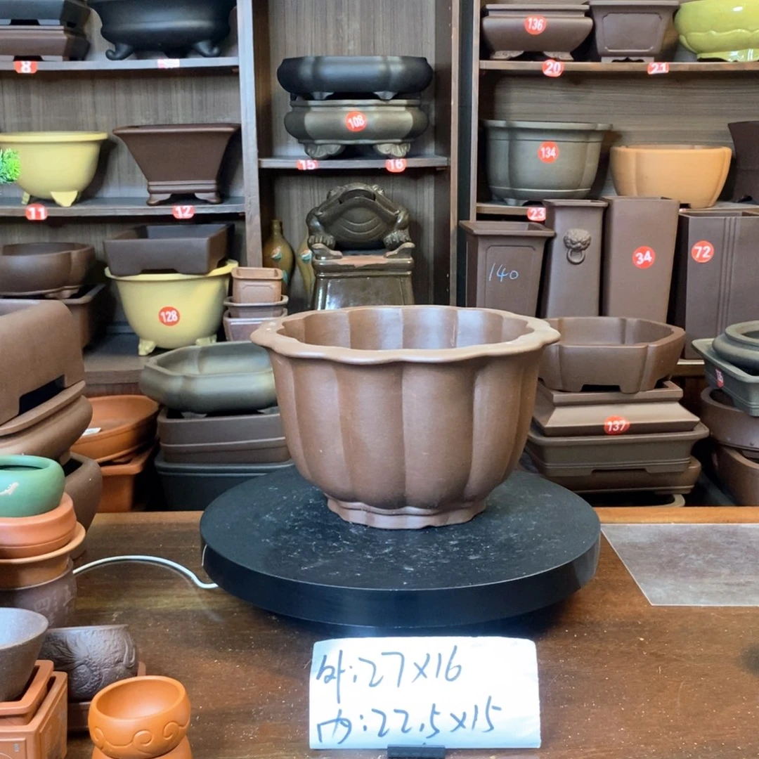 紫砂花盆紫砂花盆