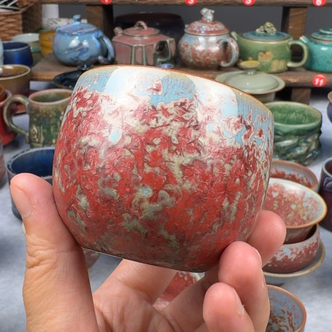 瓷片钧瓷单杯钧瓷单杯钧瓷