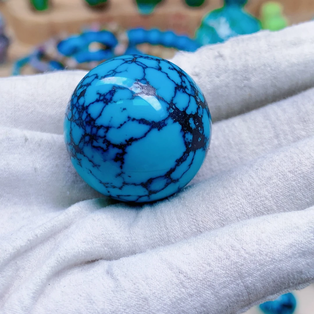 绿松石未镶嵌三彩随行