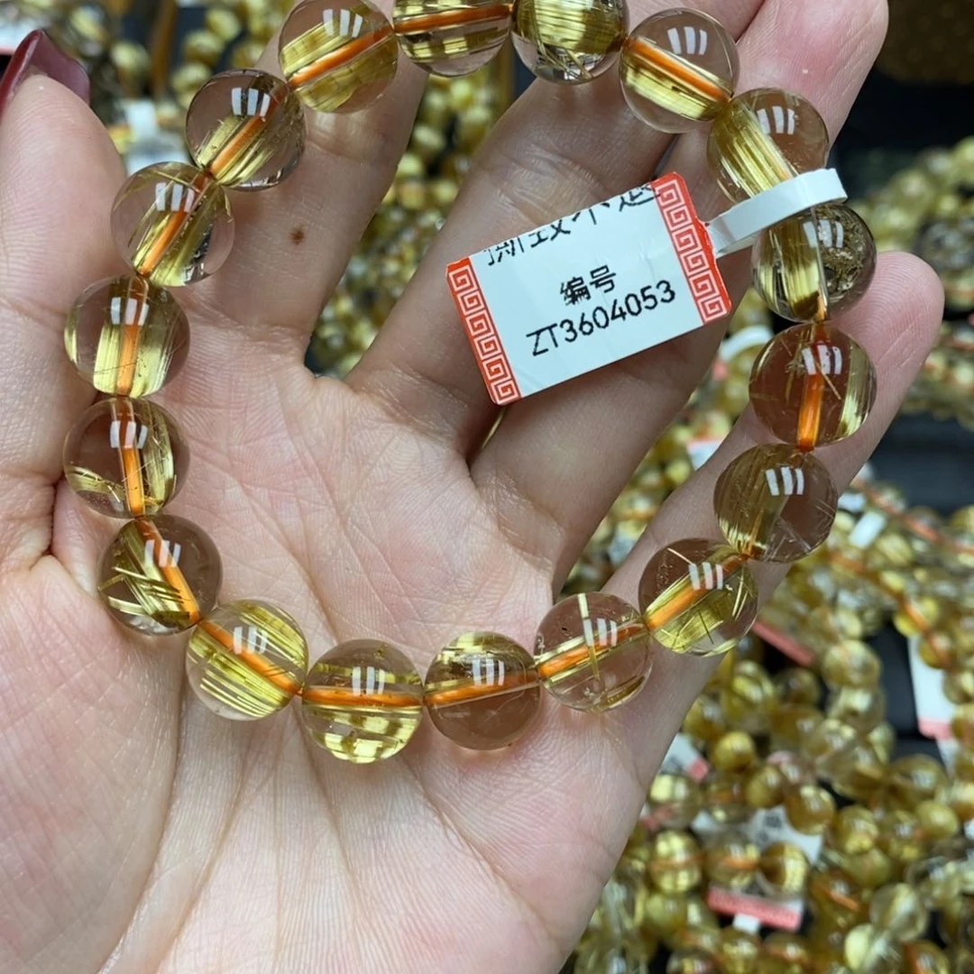 发晶手串未镶嵌卓慕水晶钛晶ZT3604053J