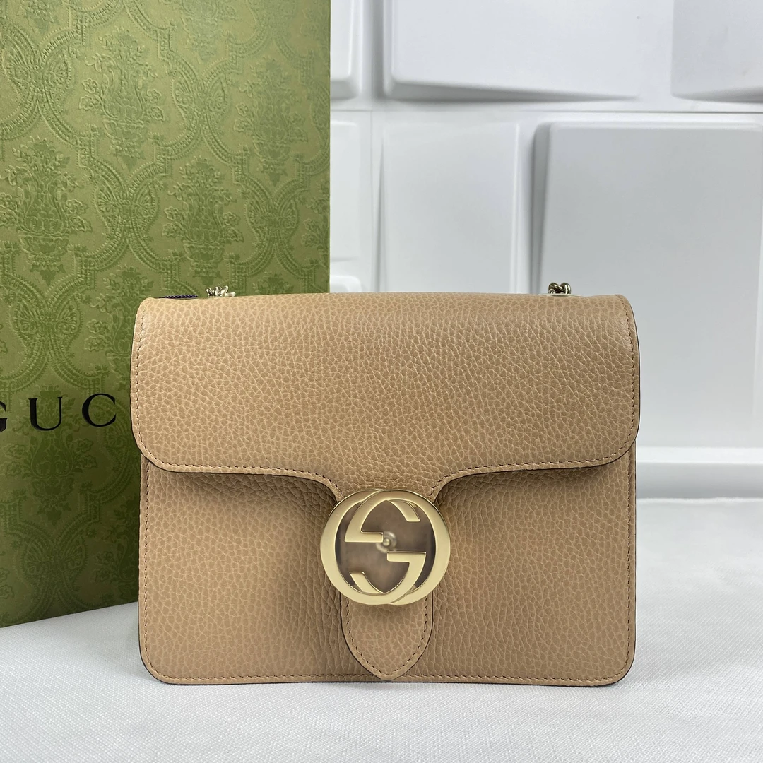 99新 GUCCI/古驰 【陈思斯】古驰风琴单肩包 THAY107