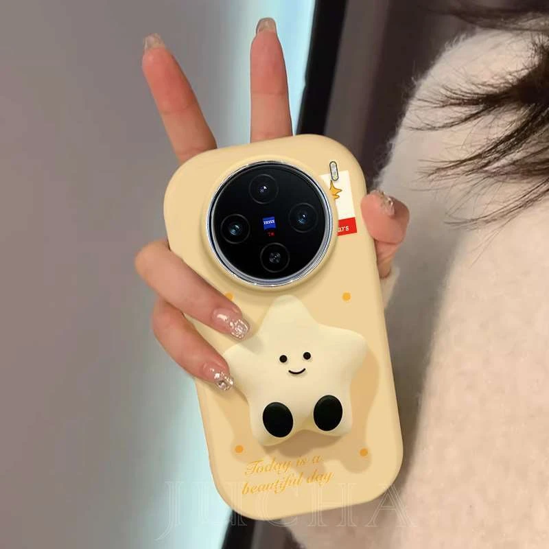 镜框胖妹可爱星星适用苹果16手机壳iphone15华为op小米vivo防摔43