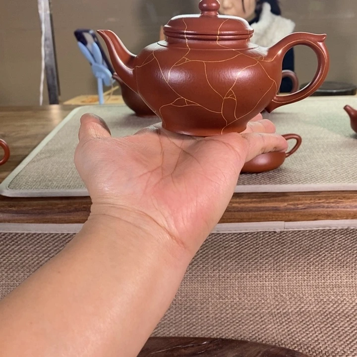 紫砂茶壶紫砂壶笑樱壶赵庄朱泥