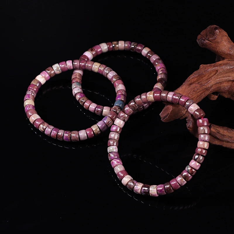 樱花粉南非舒俱来直切手链-多样性发其一