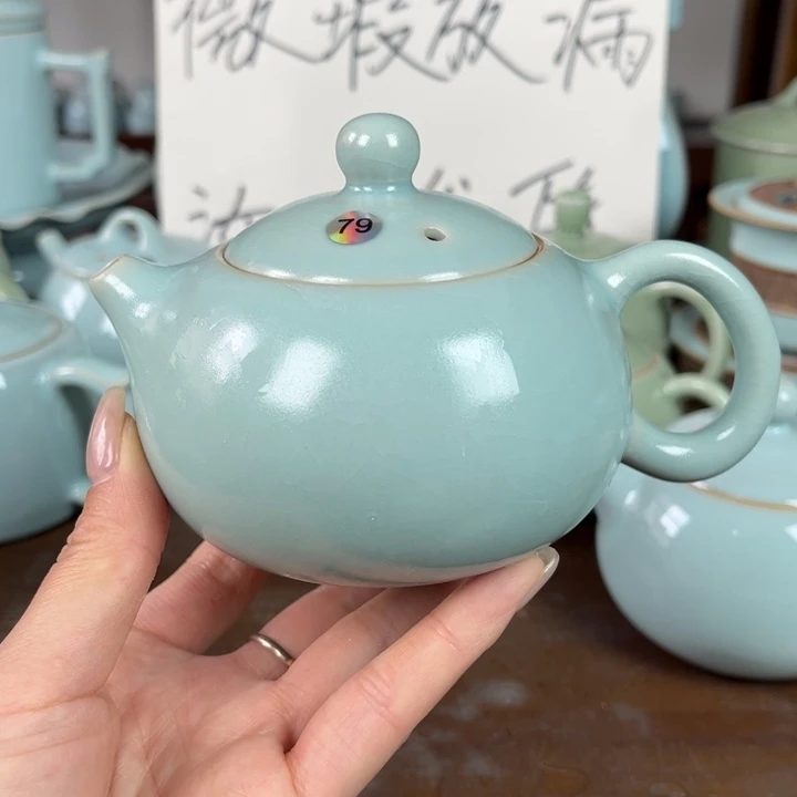 79号仿古天青色瑕疵西施