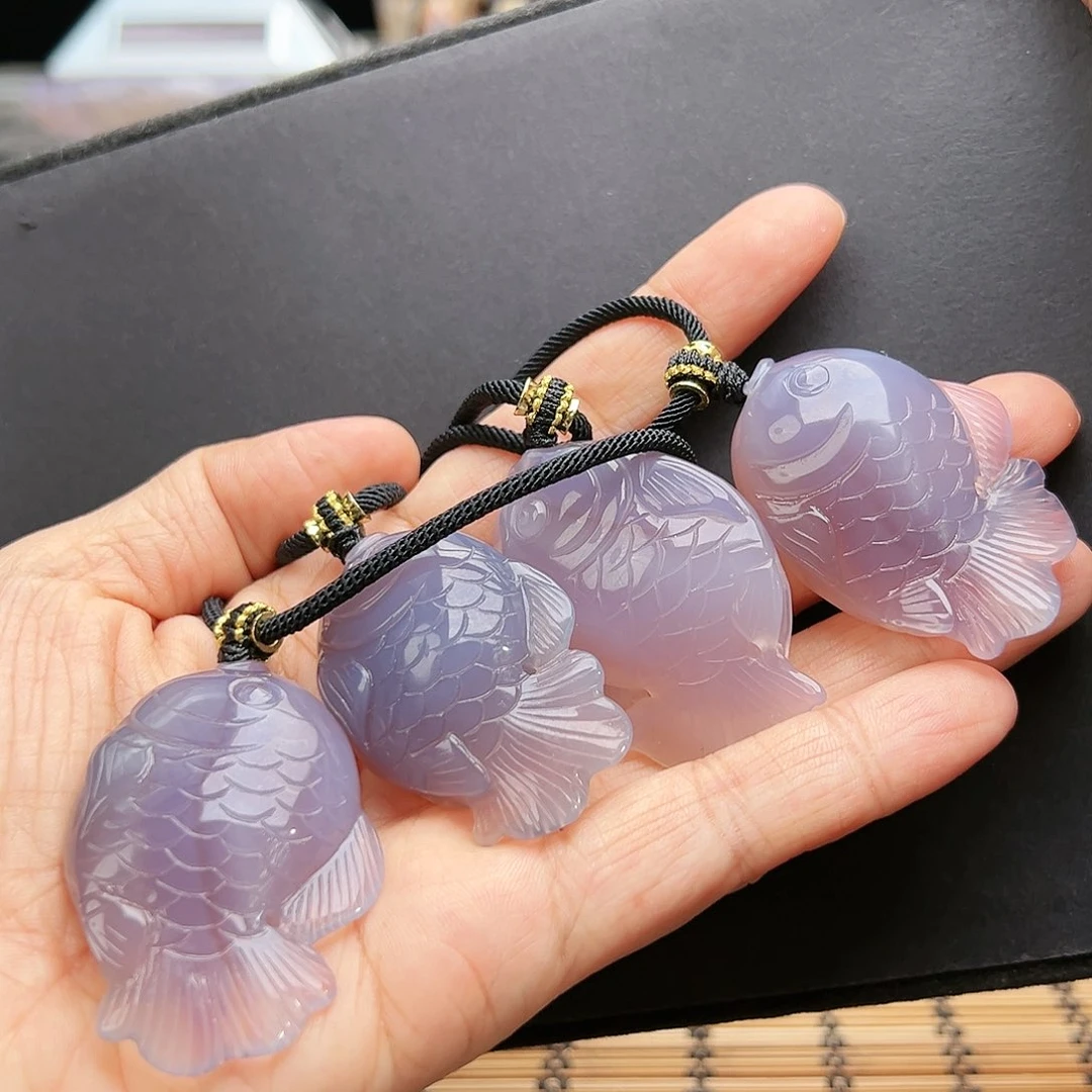 未镶嵌玛瑙/玉髓珠宝半成品随机4发一