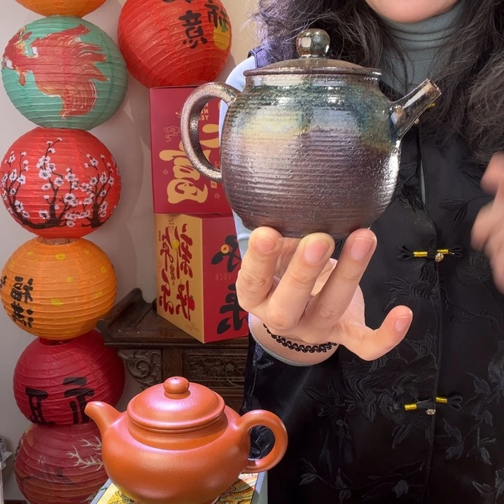 紫砂茶壶嗯哼我的小