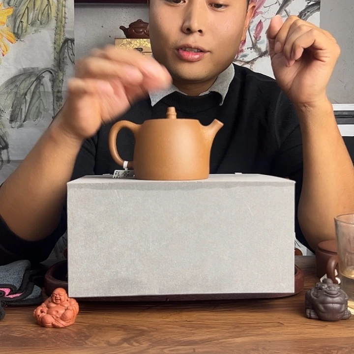 紫砂茶壶大汉铎原矿老段
