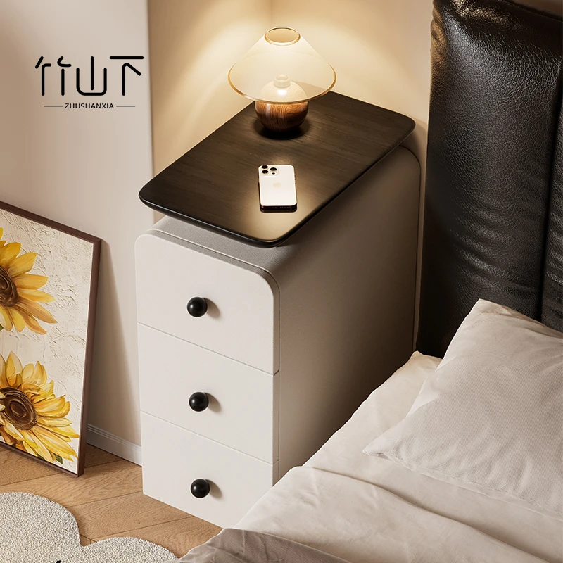床头柜最新款2025高档大气卧室简约床边柜小户型高级感床头收纳柜