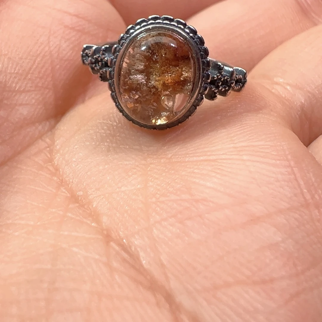 水晶手链未镶嵌喜*眯水晶戒指幽灵