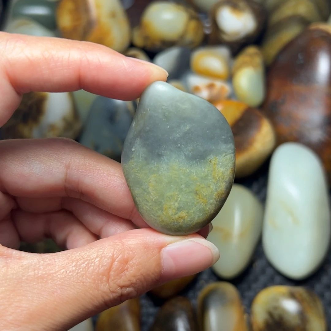 和田玉未镶嵌挂件26