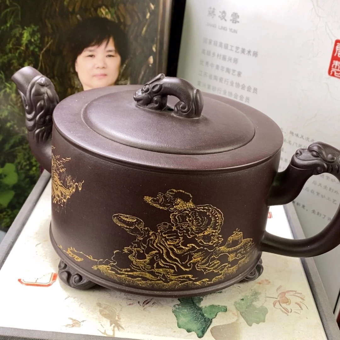 紫砂茶壶原矿手工173