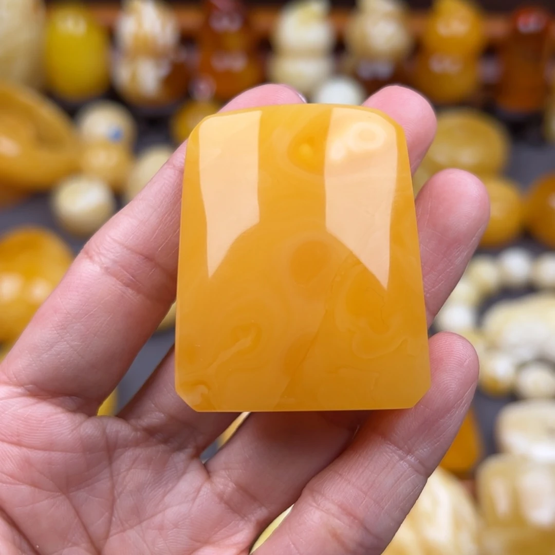琥珀裸石未镶嵌纯天然琥珀蜜蜡无优化