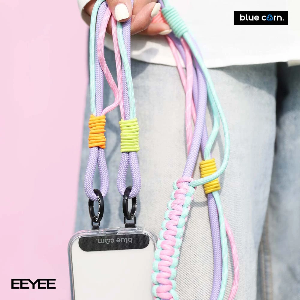Bluecorn伊亚伊原创系列多巴胺系列时尚百搭防丢通用斜跨手机挂绳