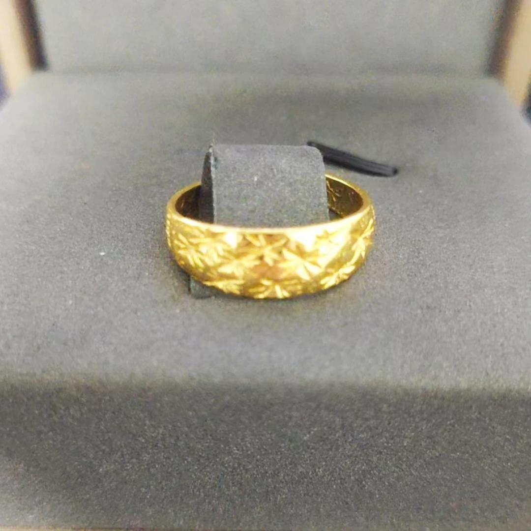 私人定制 典藏美丽首饰满天星定制款黄戒指 LS