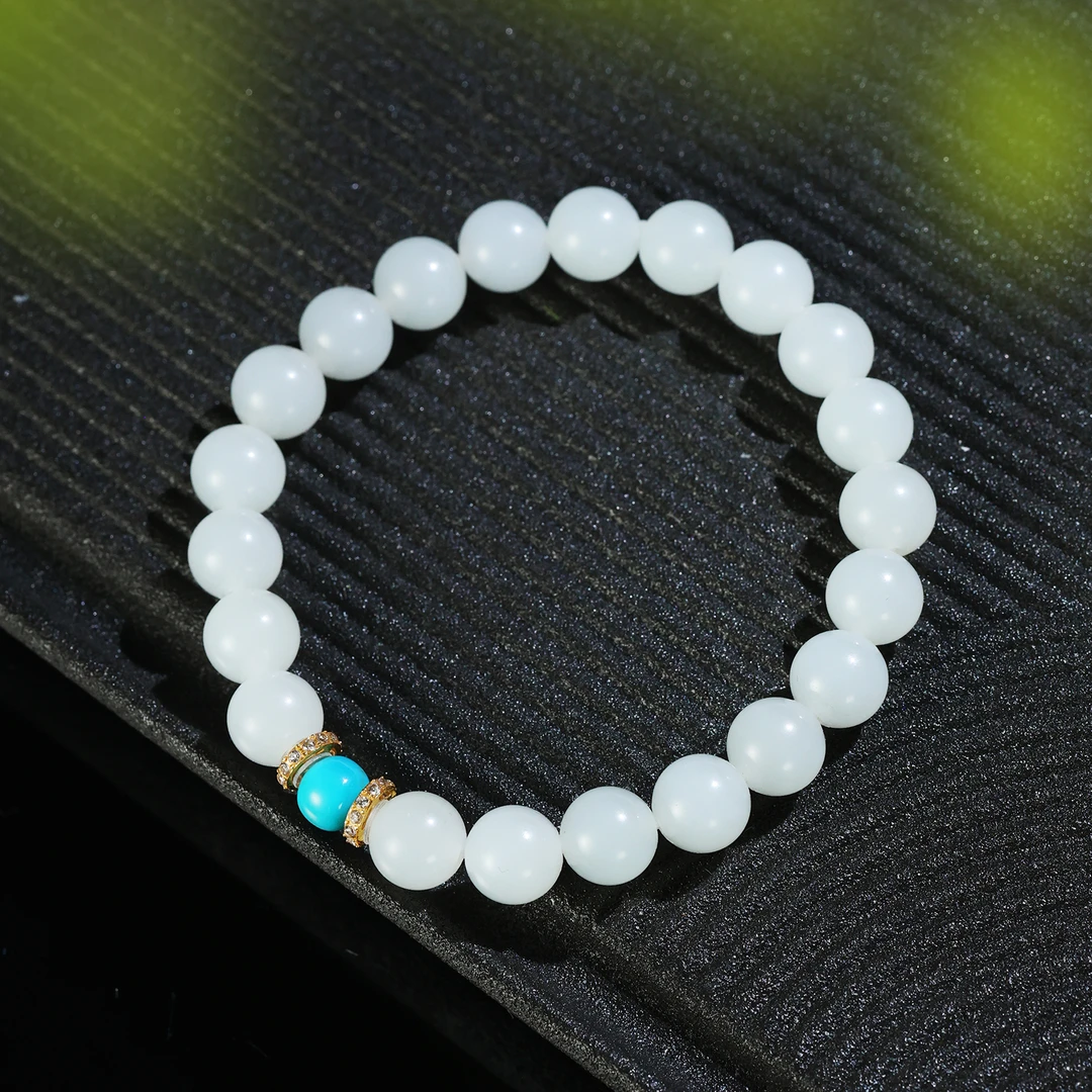 珈蓝/18k金山流水手串