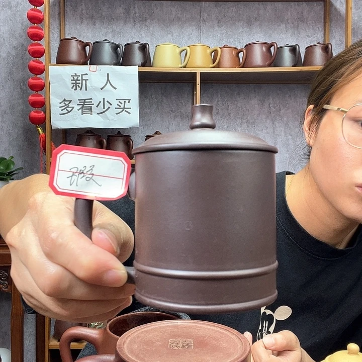 茶杯紫砂原矿紫泥180毫升小品