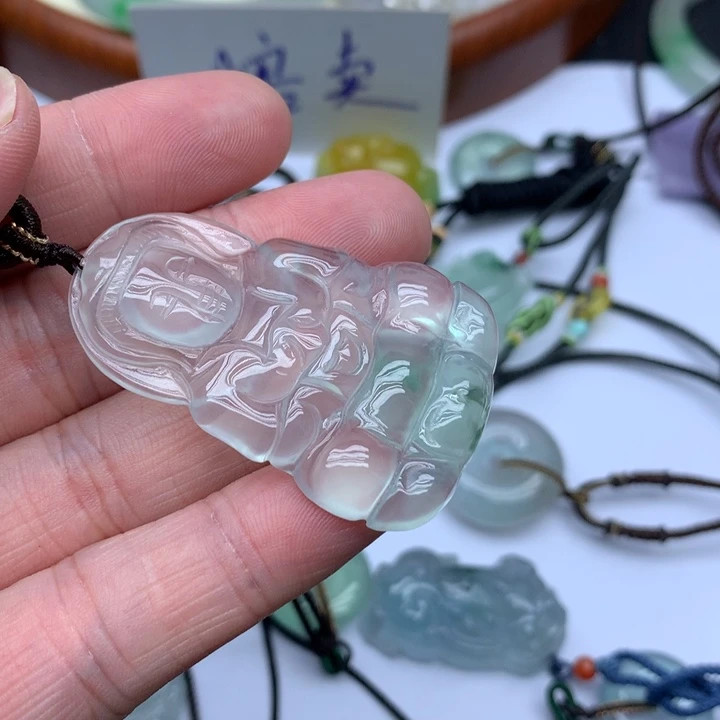 康***圆一物一图，观音吊坠