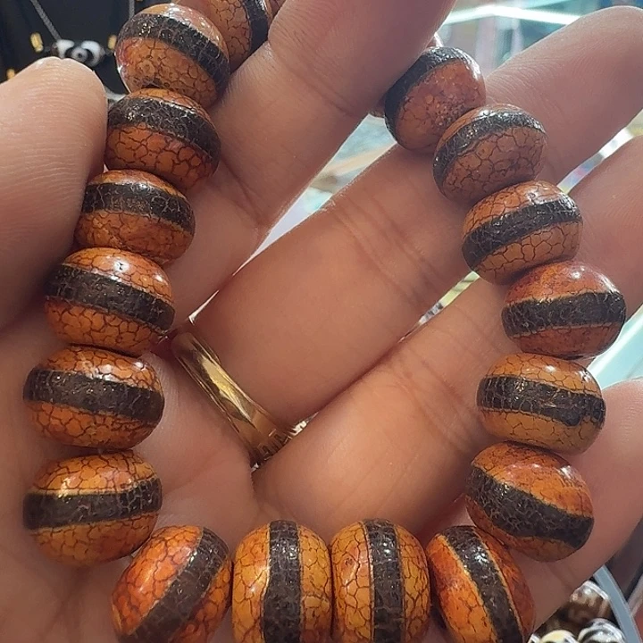 玛瑙/玉髓颈饰合金