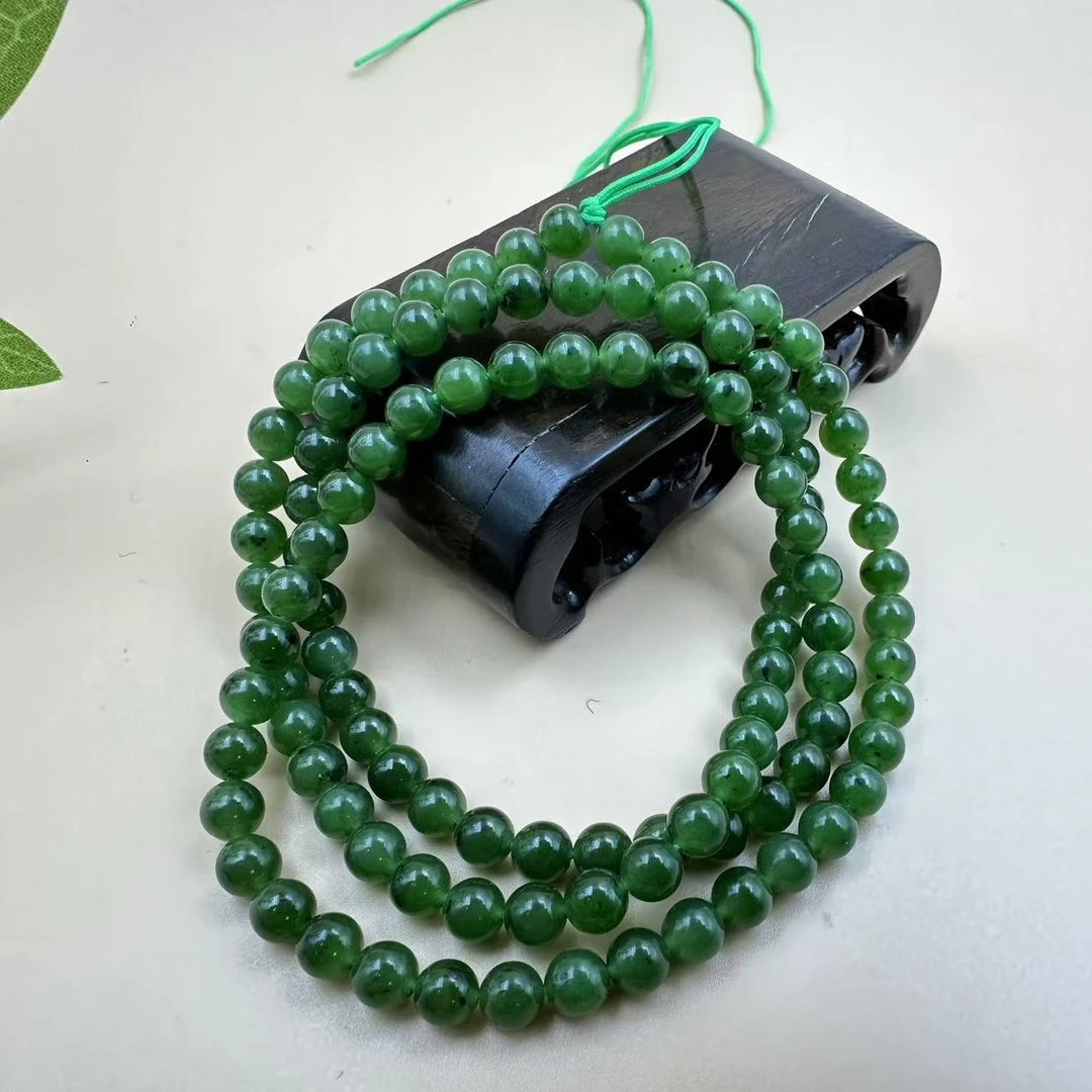 A629 和田玉珠链 GS63120124