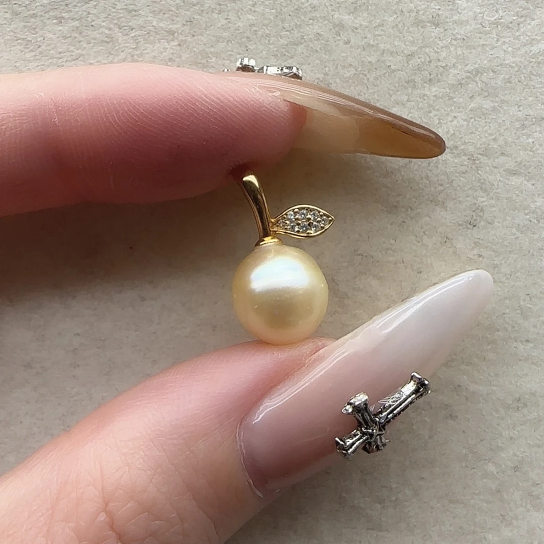 吊坠35海水珍珠银S925镶嵌