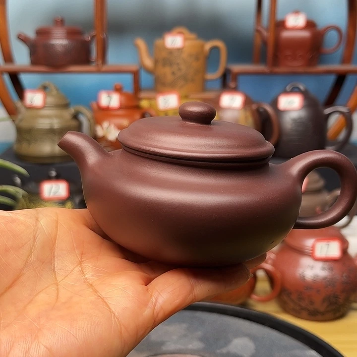 茶壶紫砂微瑕不带证书礼盒160cc